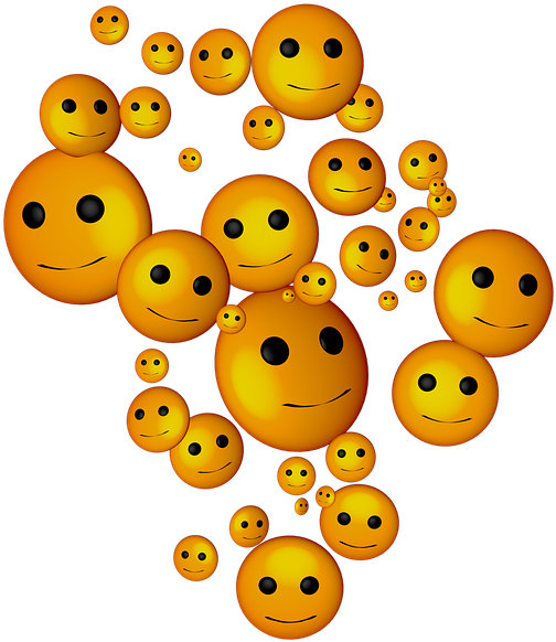Smilies, Smiley, Emoticon, Cartoon, Happy - Many Smiles - Tote Bags (960x600)