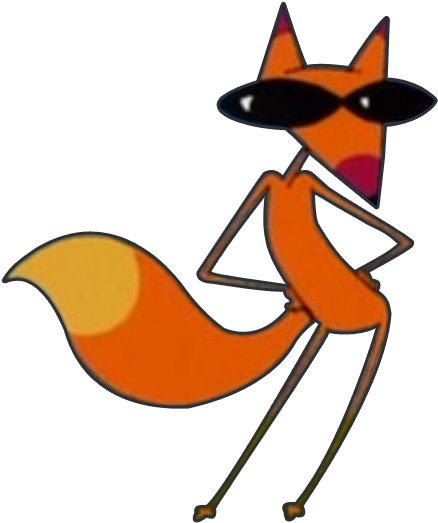 Cajun Fox - Courage The Cowardly Dog (462x562)