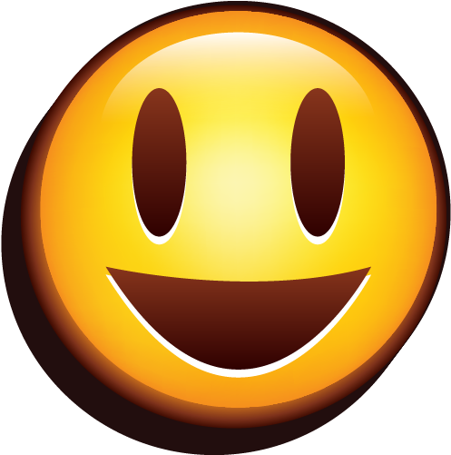 Pixel - Glad Emoji (512x512)