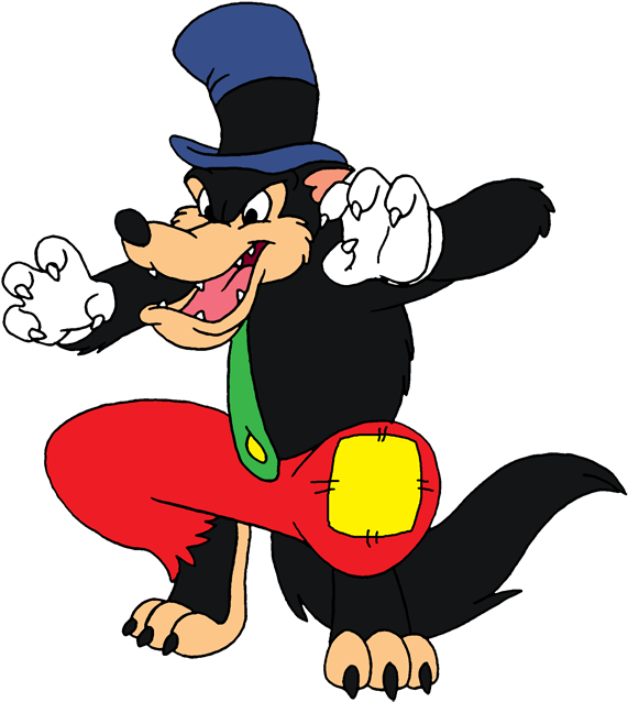 The Big Bad Wolf 1png Animal Pictures - Big Bad Wolf Cartoon (598x652)
