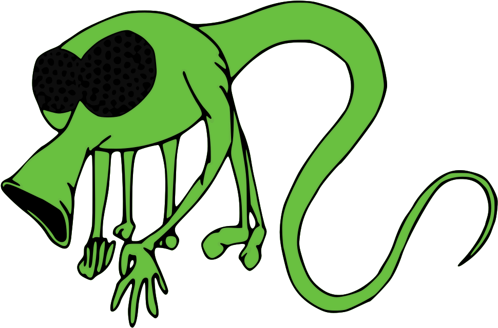 Alien With Tail - Aliens (1000x677)