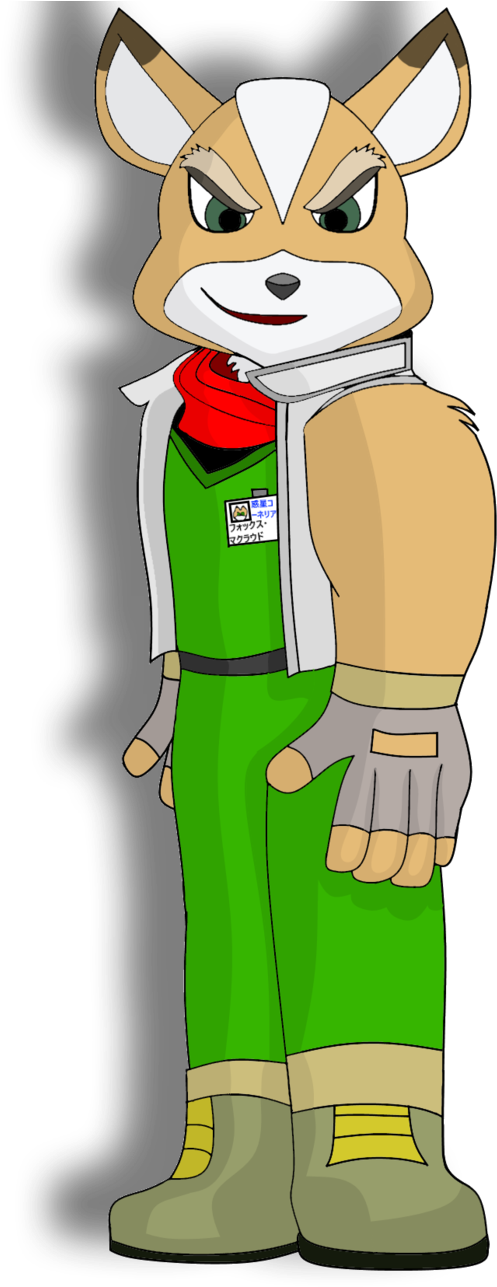 Canidae Gray Wolf Fox Drawing Five Nights At Freddy's - Cartoon (622x1286)