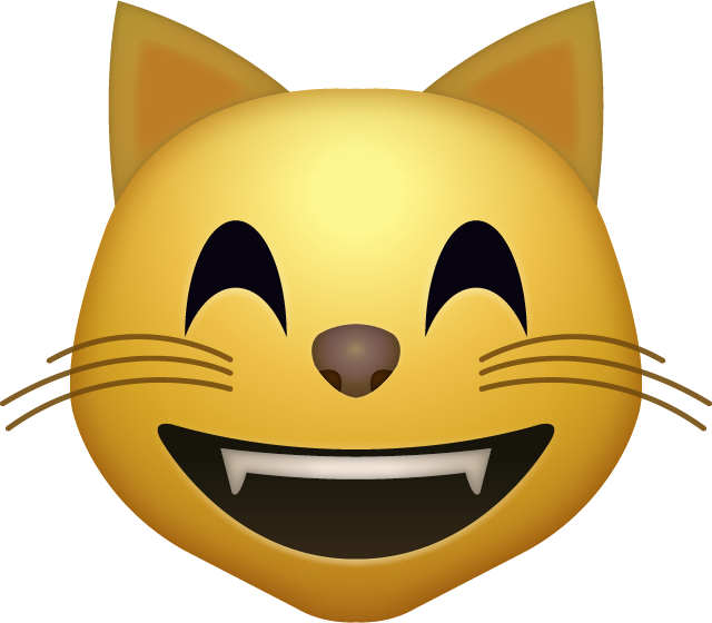 Cat Emoji Png (640x560)