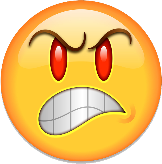 Angry Emoji Png Transparent - Angry Emoji (590x590)