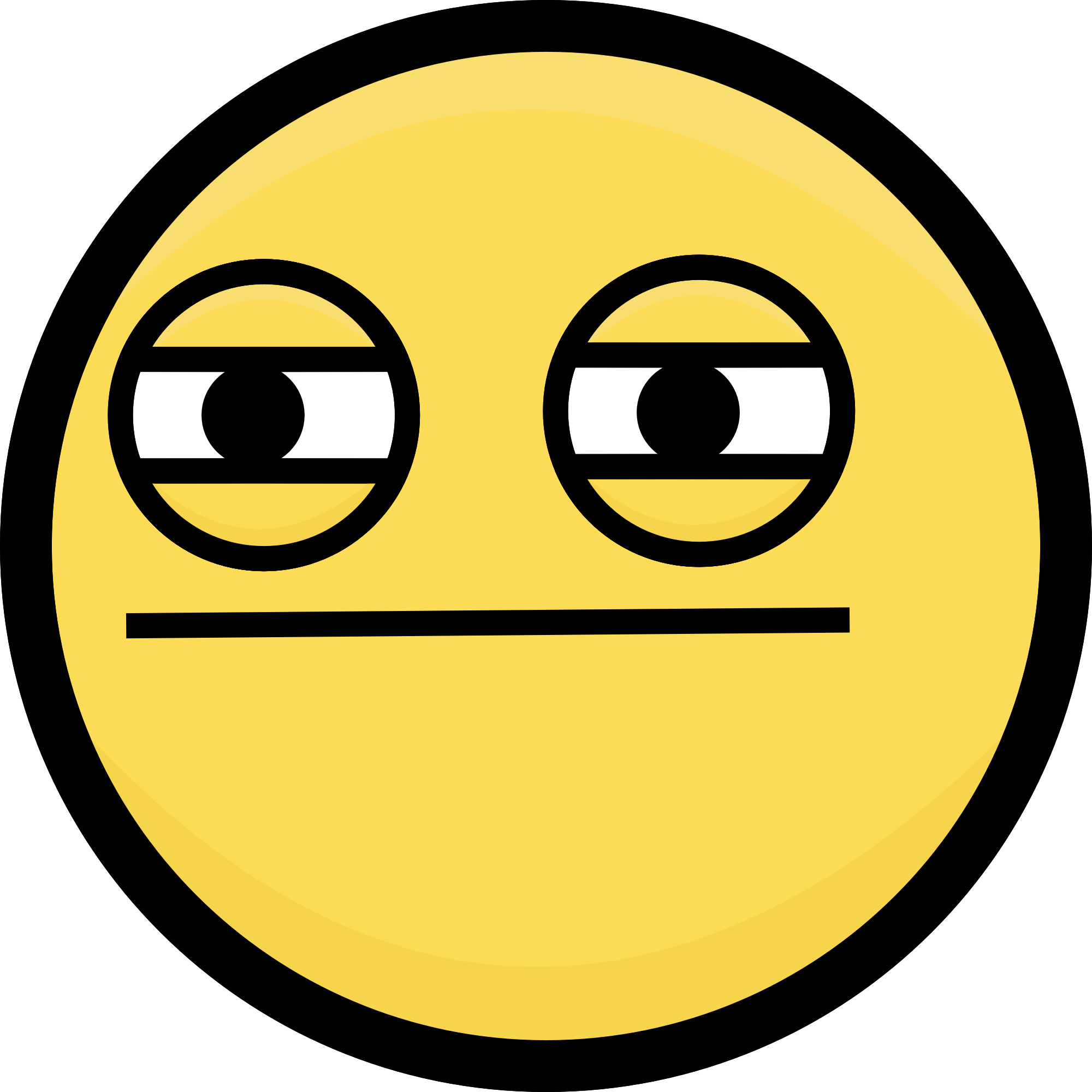 Smiley Face Emoticon Emoji Sticker - Derp Face Transparent Background.