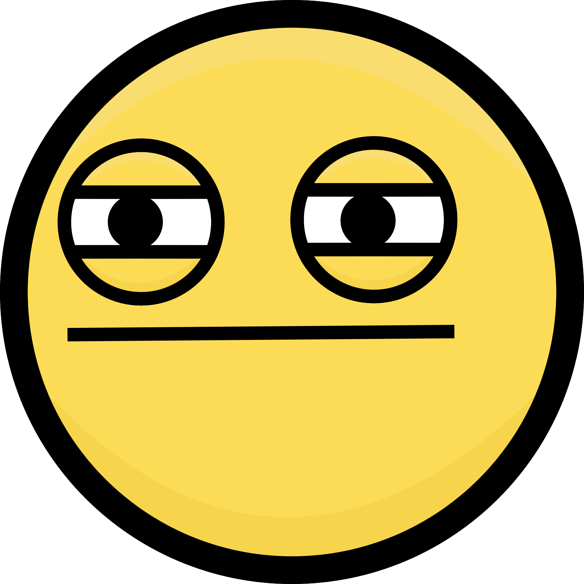 Smiley Face Emoticon Emoji Sticker - Derp Face Transparent Background (2000x2000)
