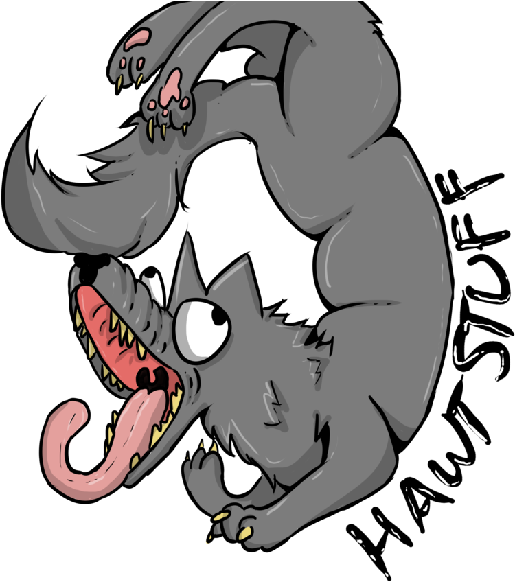 Derpy Wolf By Saltysquee - Derpy Wolf Drawing (900x900)