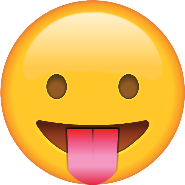 Download Ai File - Laughing Tongue Out Emoji (640x640)
