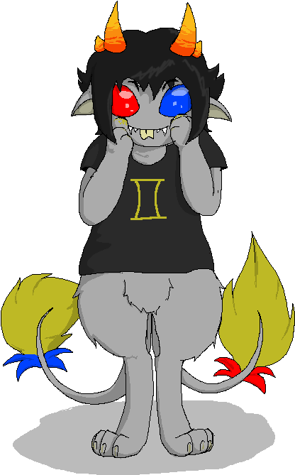 Pawfeet Sollux By Wolf-wishes - Cartoon (558x718)