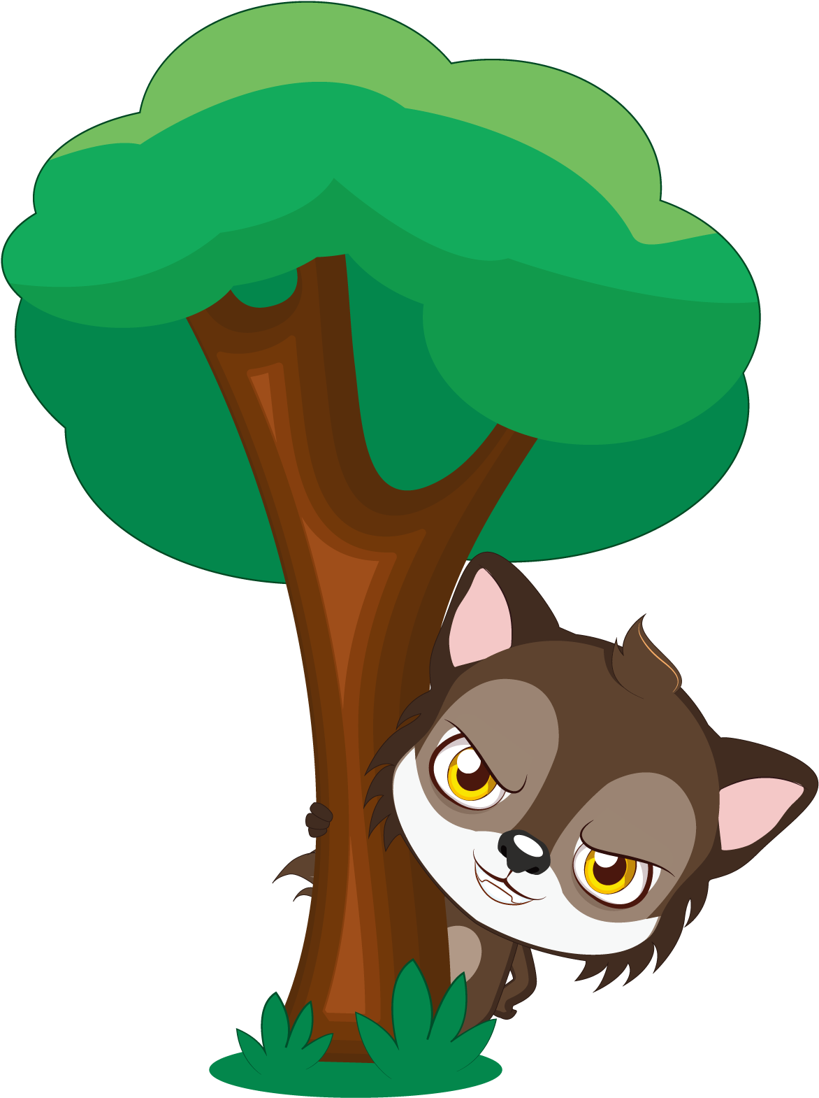 Big Bad Wolf Little Red Riding Hood Gray Wolf - Cartoon Wolf From Little Red Riding Hood (1600x1600)