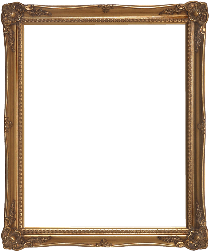 Traditional Gold Ornate Readymade, Not Too Wide, Very - Empty Frame (684x819)