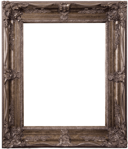 457 Renaissance Silver Picture Frame - Renaissance Picture Frames (515x600)