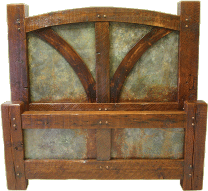 Traditional Timber Frame Custom Designed Bed With Reclaimed - Cupboard (434x399)