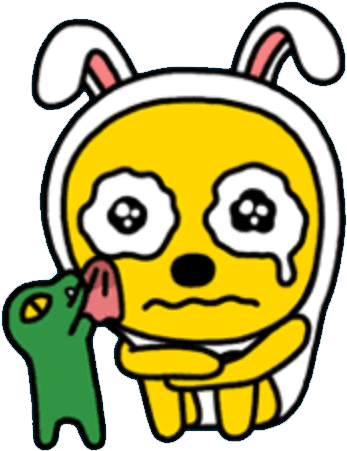 Kakao Talk Emojicute Kakao Friends Pvc Action Figures - Sad Kakao (486x456)