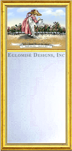 Children's Boy Or Girl Mirror - Picture Frame (400x650)