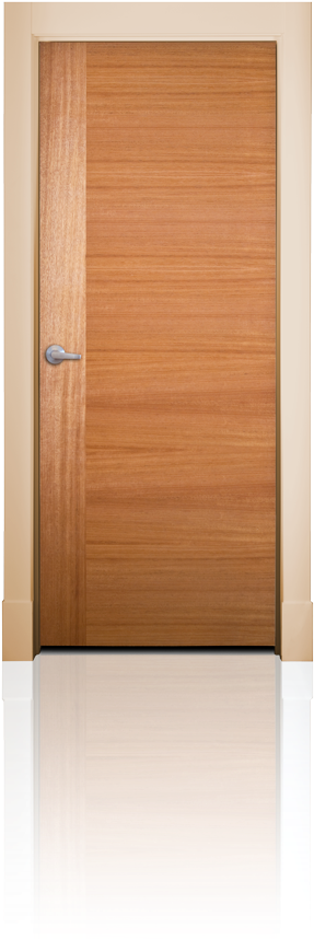 Stileline Quarter Sliced African Mahogany In A Cream - Door (600x900)