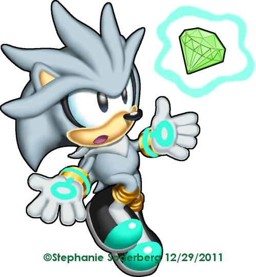 Ostephanie Sderber 12/29/2011 Sonic Generations Sonic - Classic Silver The Hedgehog (500x541)