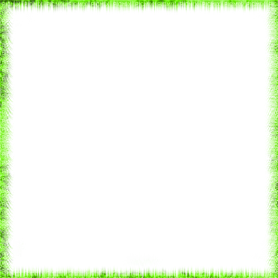 Green Frame Transparent - Grass (400x400)