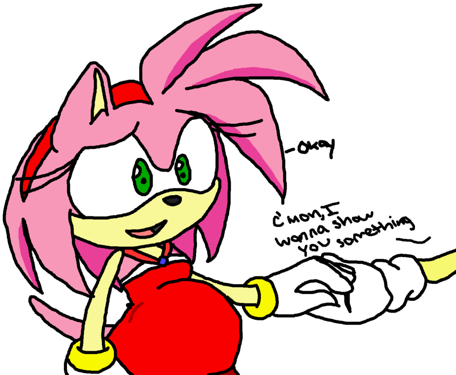 Pregnant Amy By Shadow The Echidna - Fan Fiction (900x742)