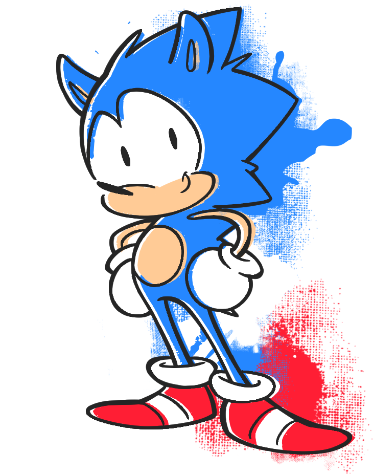 Sonic The Hedgehog Baby Boy Bby I Love Him Classic - Sonic The Hedgehog (1022x1080)