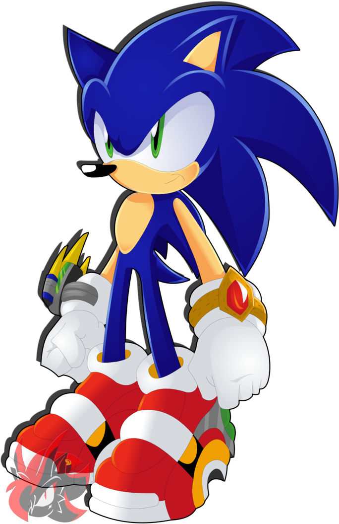 Demon Sonic The Hedgehog - Dibujos De Sonic Para Imprimir (717x1113)