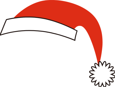 Santa Hat Clipart Hut - Santa Hat Clipart Hut (400x302)