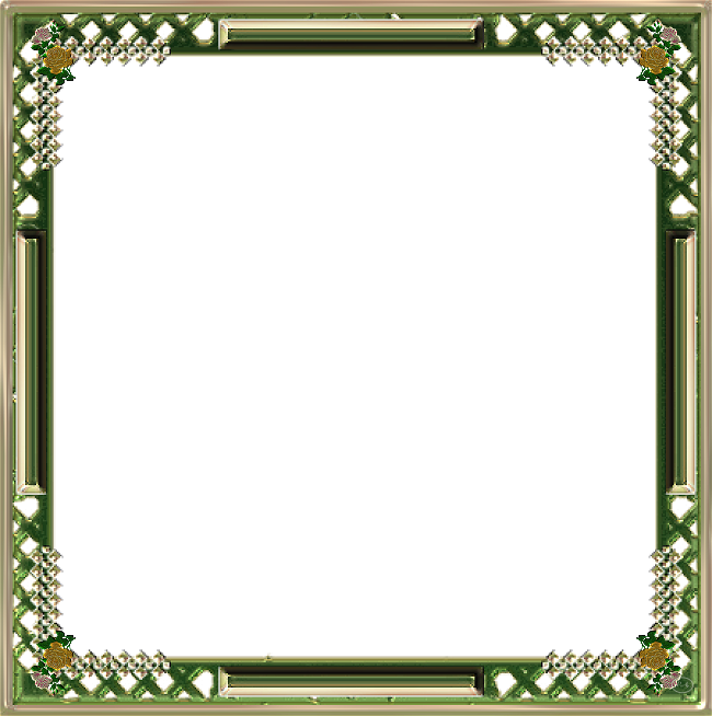 Green Frame Download Png Image - Picture Frame (650x654)