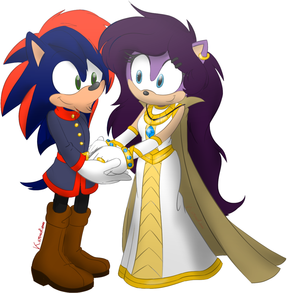 Queen Aleena And King Jules By Karneolienne - Queen Aleena The Hedgehog.