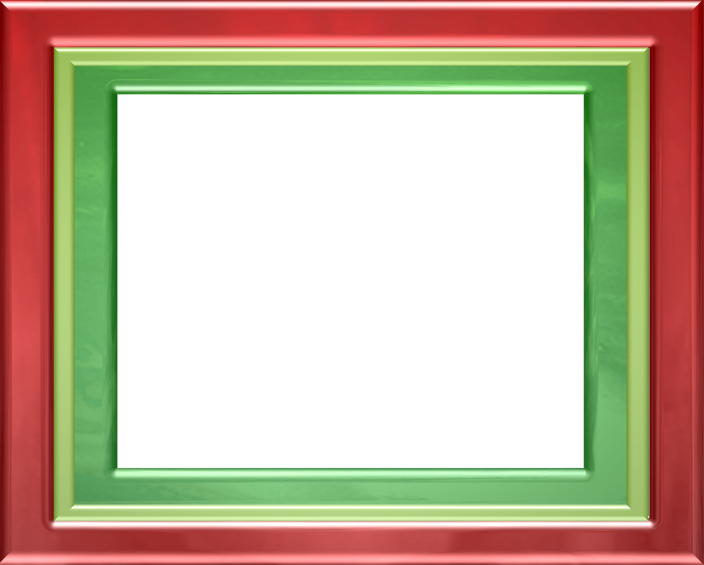 Red And Green Frame By Lashonda1980 - Picture Frame (1024x821)