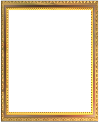 Gold Frame Psd - Canakkale Barosu (323x400)