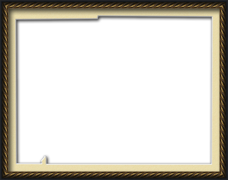 A Map Of Desoto With A Museum Style Picture Frame In - Fillet (768x605)