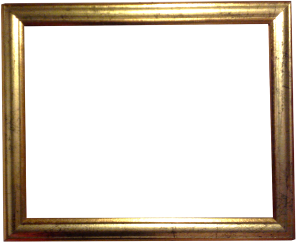 Golden Frame By Beautifuulstock On Deviantart - Old Wood Picture Frame Png (600x483)