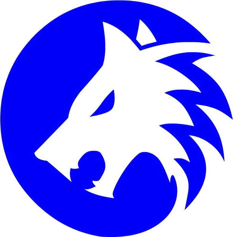 Wolf Emblem Basic By Xeilith On Deviantart Rh Xeilith - Blue Wolf Logo Png (880x880)