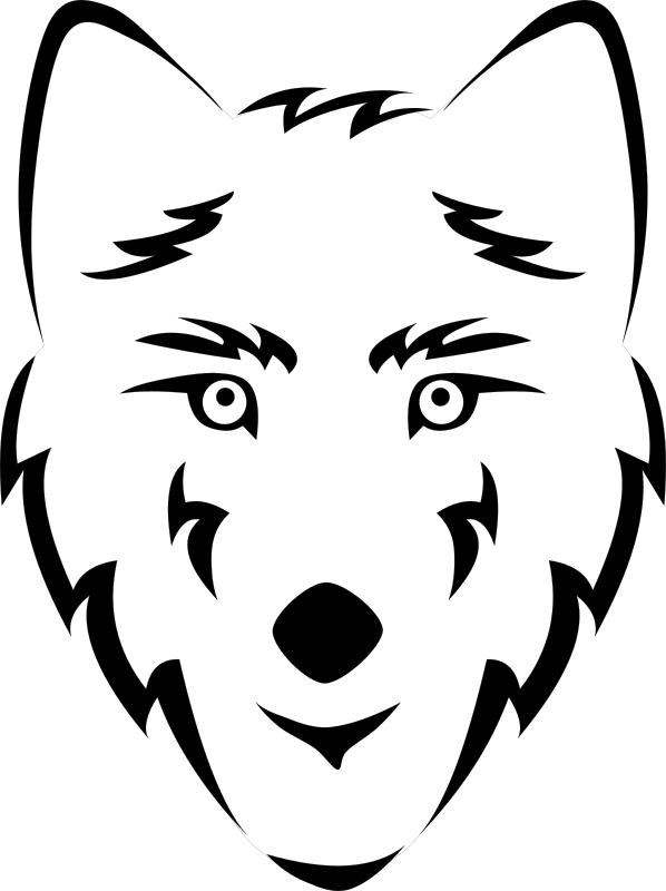 Free Realistic Wolf Eyes Coloring Pages - Wolf Clip Art (598x800)