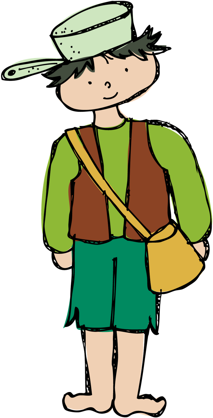 Thank Goodness Its Friday Clipart - Johnny Appleseed Clip Art (823x1600)