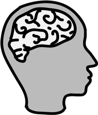 Download Our Volunteering Leaflet - Cartoon Brain In Head (512x512)