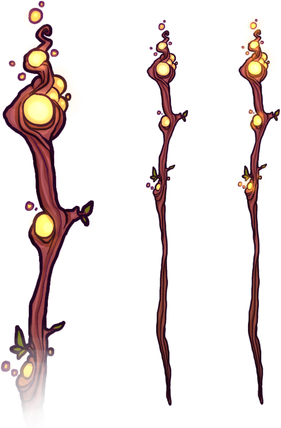 Lantern Master Staff - Illustration (800x870)