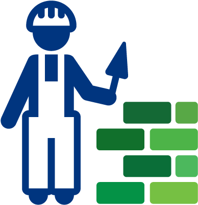 Volunteer Today - Albañileria Vector (400x400)