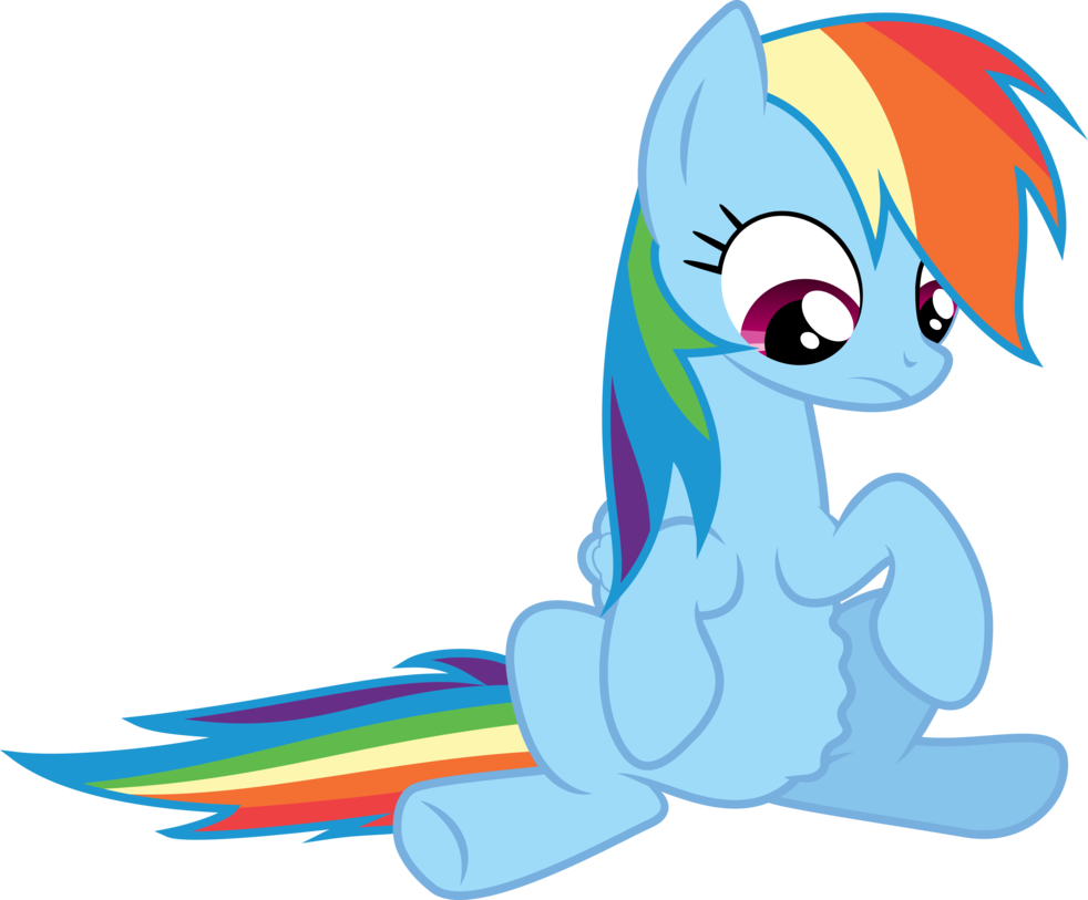 Hungry Rainbow By Djdavid98 - Rainbow Dash Hungry (982x813)