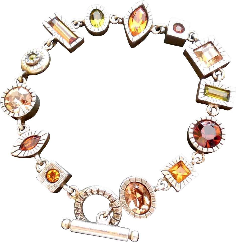 Lovely Designer Signed Patricia Locke Bracelet - Lovely Designer Signed Patricia Locke Bracelet - Hand (961x961)