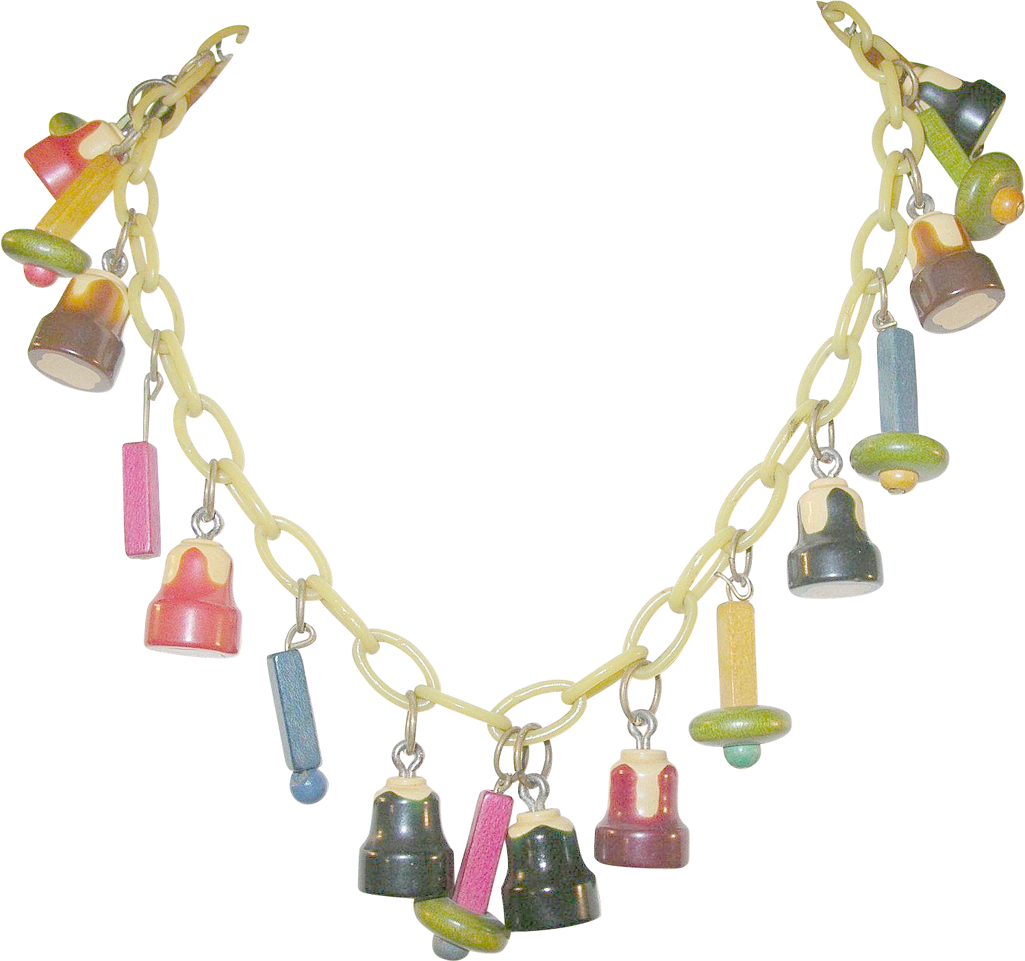 Vintage Bakelite Wood Match Necklace Match Necklace - Chain (1496x1496)