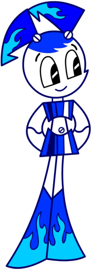 Blue Hot Rod Jenny By Seimos - Cartoon (1191x670)