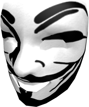 Joker Clipart Anonymous Face - Face Mask (420x420)