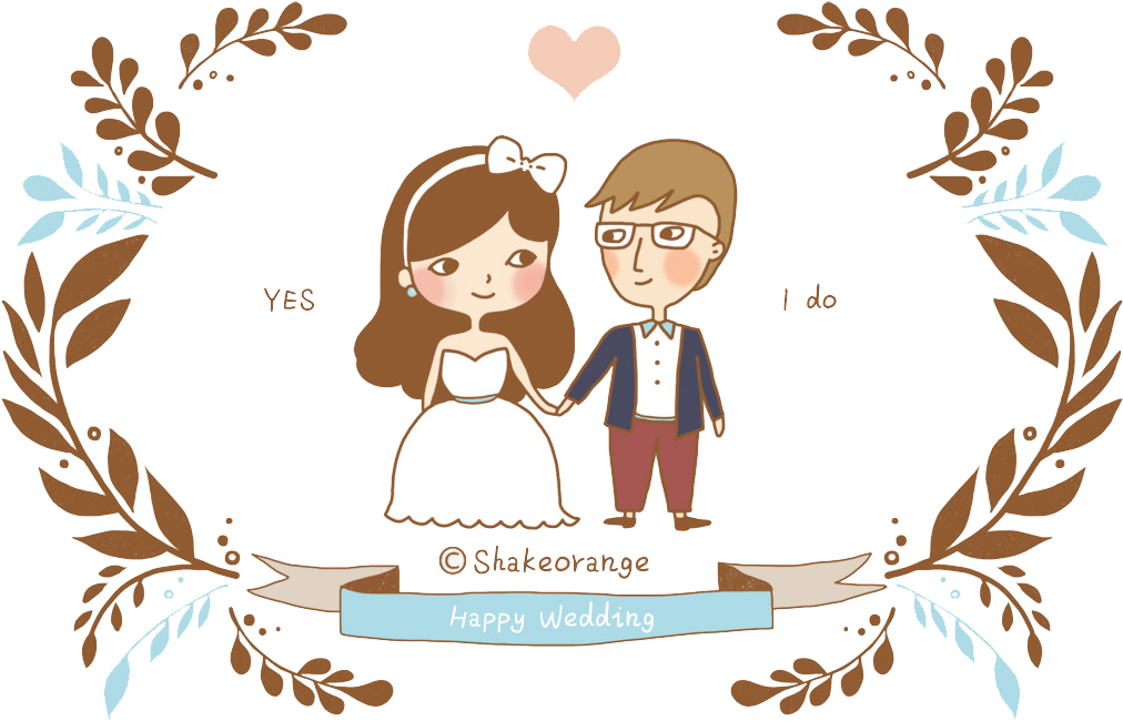 Wedding Gift Illustration - Wedding 花邊 (1200x777)