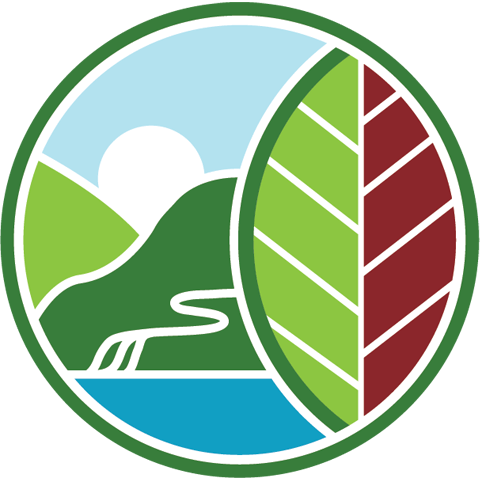 Mountain Lake Cvb Logo Square - Lake And Mountain Logo (480x480)