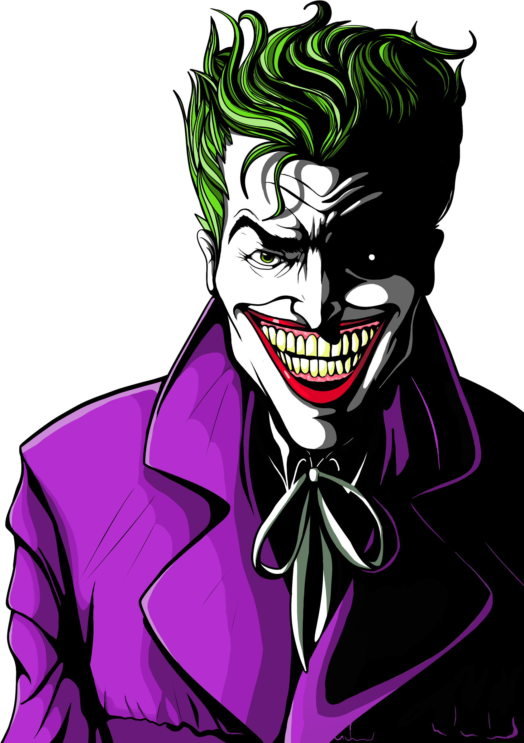 Of The Cover For My Favorite Comic - Killing Joke Png (1920x2711)