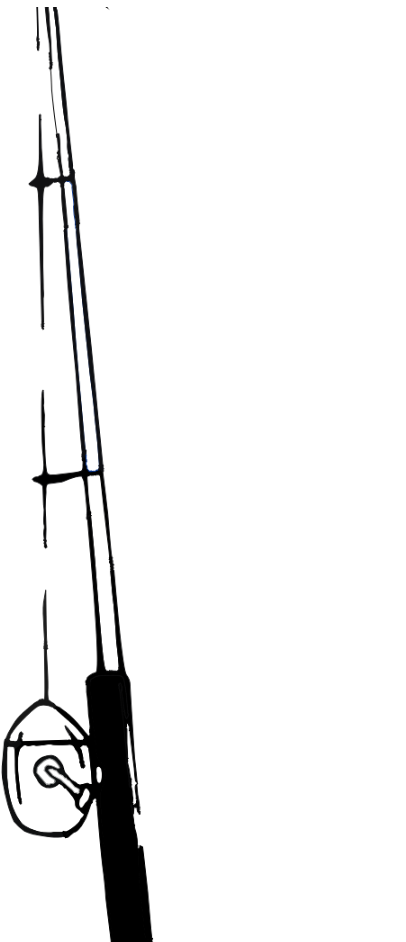 28 Collection Of Fishing Rod Clipart Black And White - Fishing Rod (1200x1200)