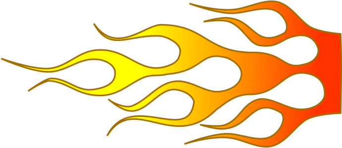 Hot Rod Flames Clip Art (750x300)