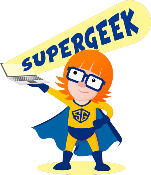 Bsc Presents Supergeek, A Mascot To Bring Supercomputers - Cartoon (518x600)