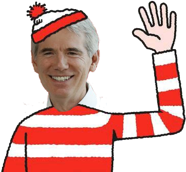 Senator Robert Waldo Portman - Google Maps Waldo Wally (419x349)